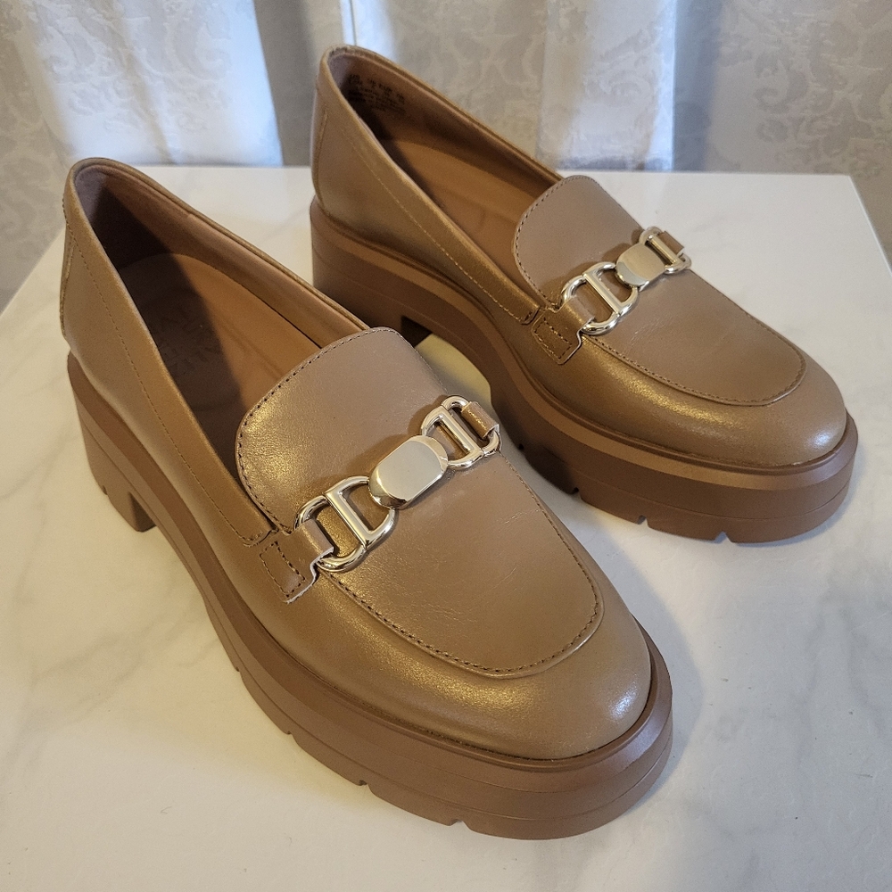 Naturalizer Nina Lug Womens  Laofers, Shoes, Size 7.5M, Tan, Punk, Preppy